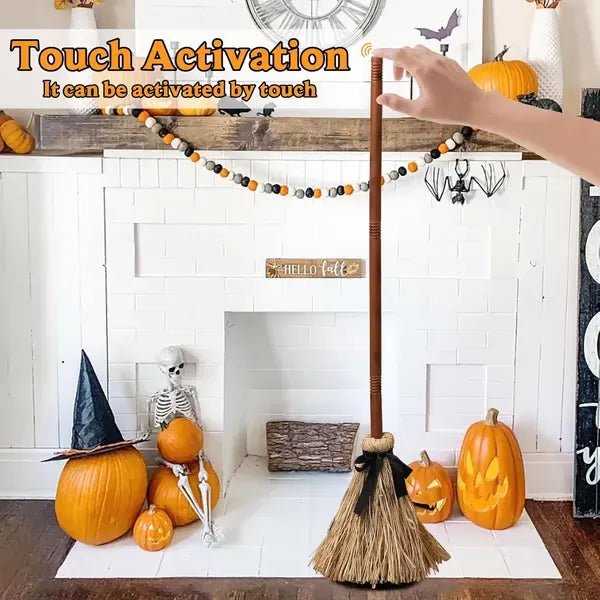 🧙♀️Floating Witch's Broom –Haunted Dancing Broom