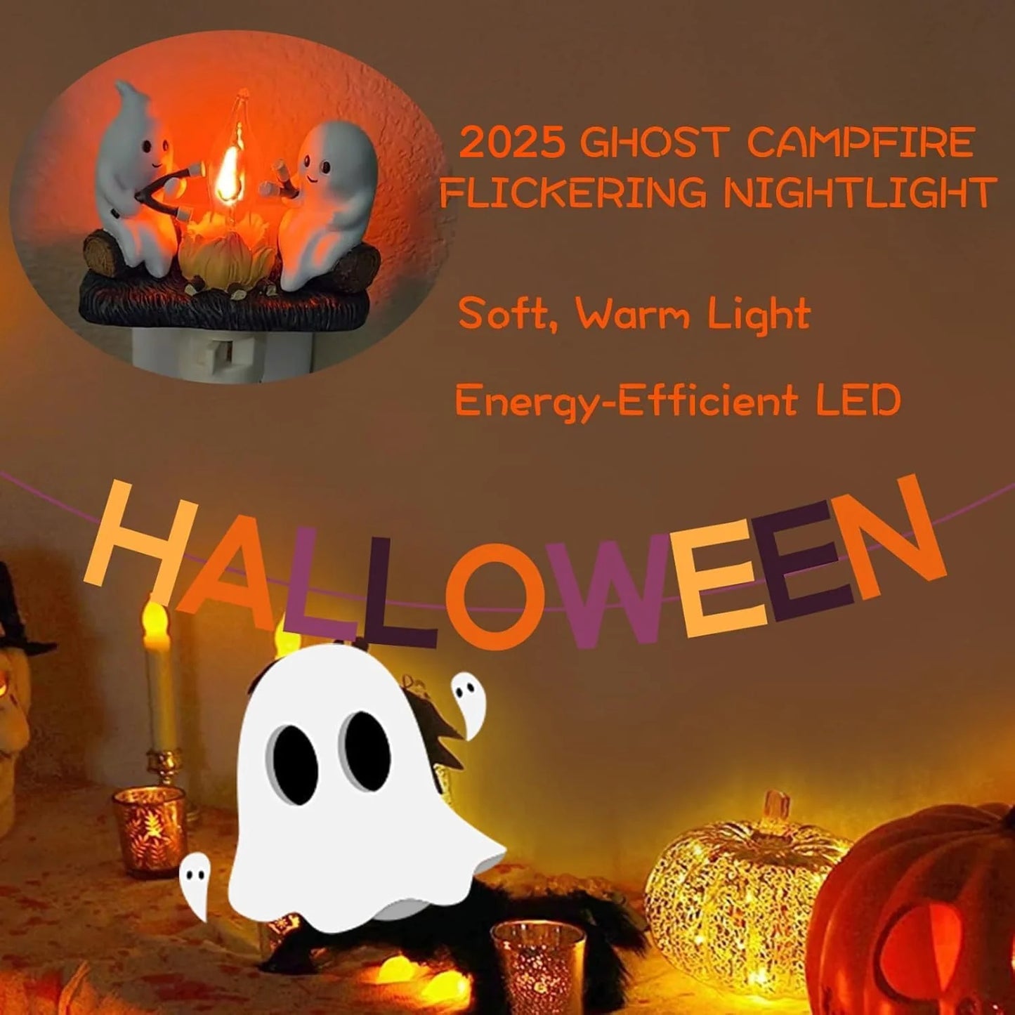Ghost Campfire Nightlight 24.99$ TODAY ONLY