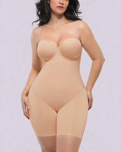 Strapless Mid Thigh Bodysuit