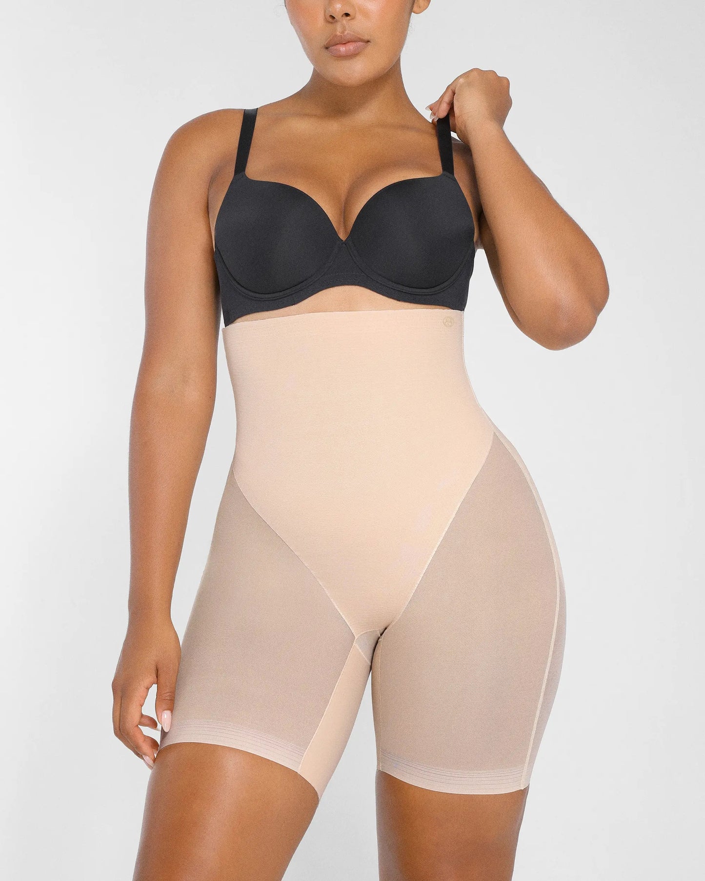 High-Waisted Mid Thigh Short