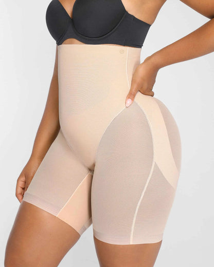 High-Waisted Mid Thigh Short