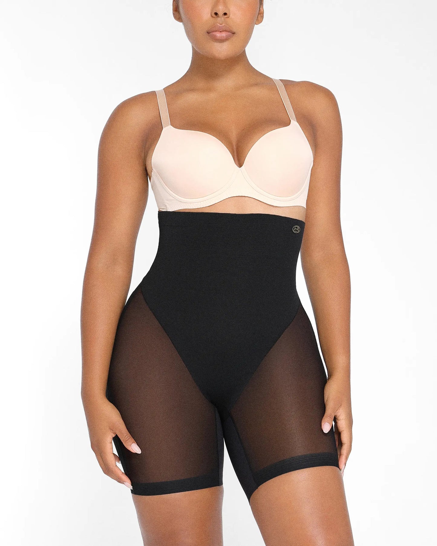High-Waisted Mid Thigh Short