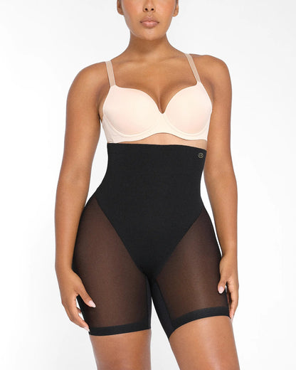 High-Waisted Mid Thigh Short