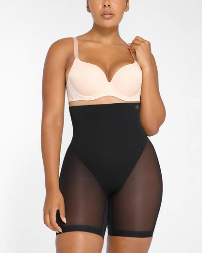 High-Waisted Mid Thigh Short