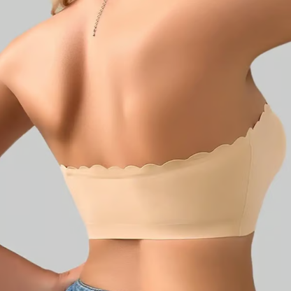 ❤️Seamless Front Closure Strapless Bandeau Bra