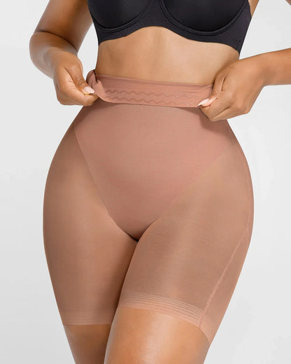 High-Waisted Mid Thigh Short