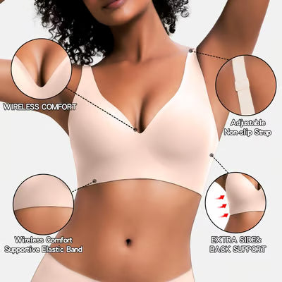 Women's Comfortable Wireless Push-Up Bralettes