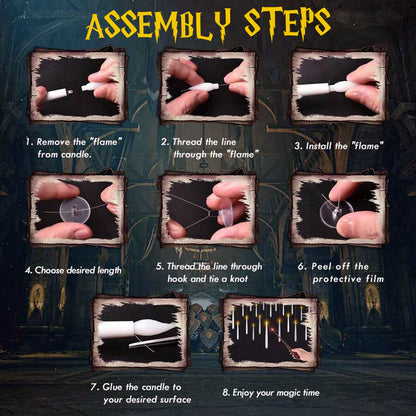 Floating Candles With Magic Wand Remote