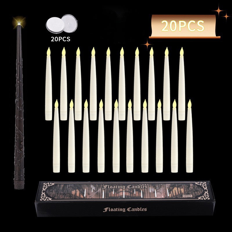 Floating Candles With Magic Wand Remote