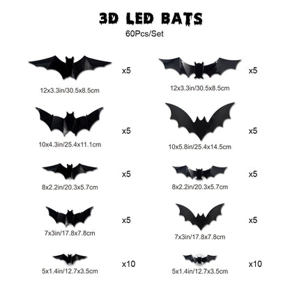 LED Glowing Bat Group