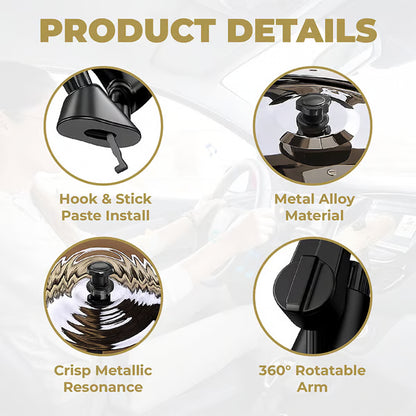 Mini Car Drum Cymbal – Air Vent Mount with Adjustable