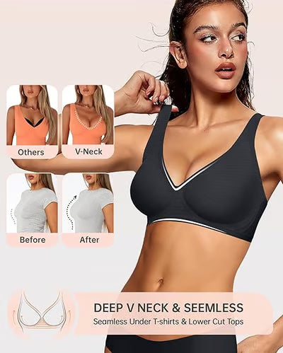 Women's Comfortable Wireless Push-Up Bralettes