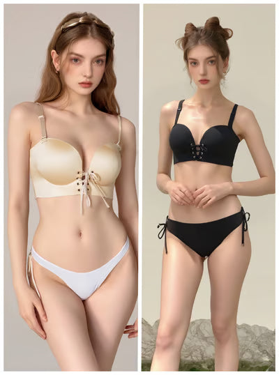 🔥Hot Sale🔥Seamless Strappy Drawstring Wireless Bra