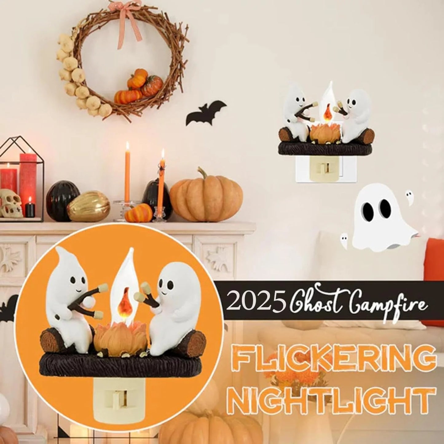 Ghost Campfire Nightlight 24.99$ TODAY ONLY